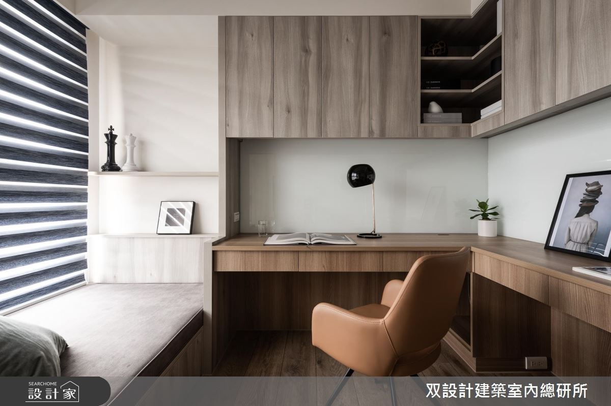 40坪新成屋(5年以下)＿現代風書房臥榻案例圖片＿双設計建築室內總研所＿双設計_11之20