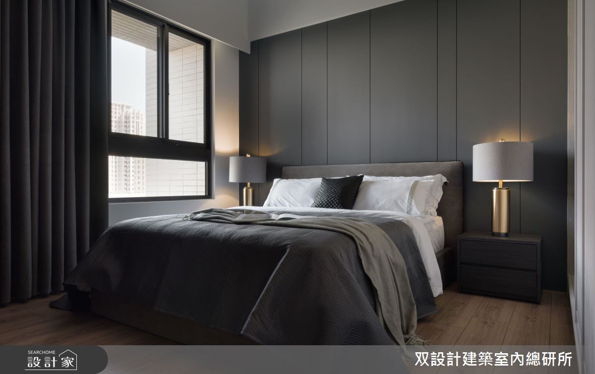36坪新成屋(5年以下)＿現代風臥室案例圖片＿双設計建築室內總研所＿双設計_12之14