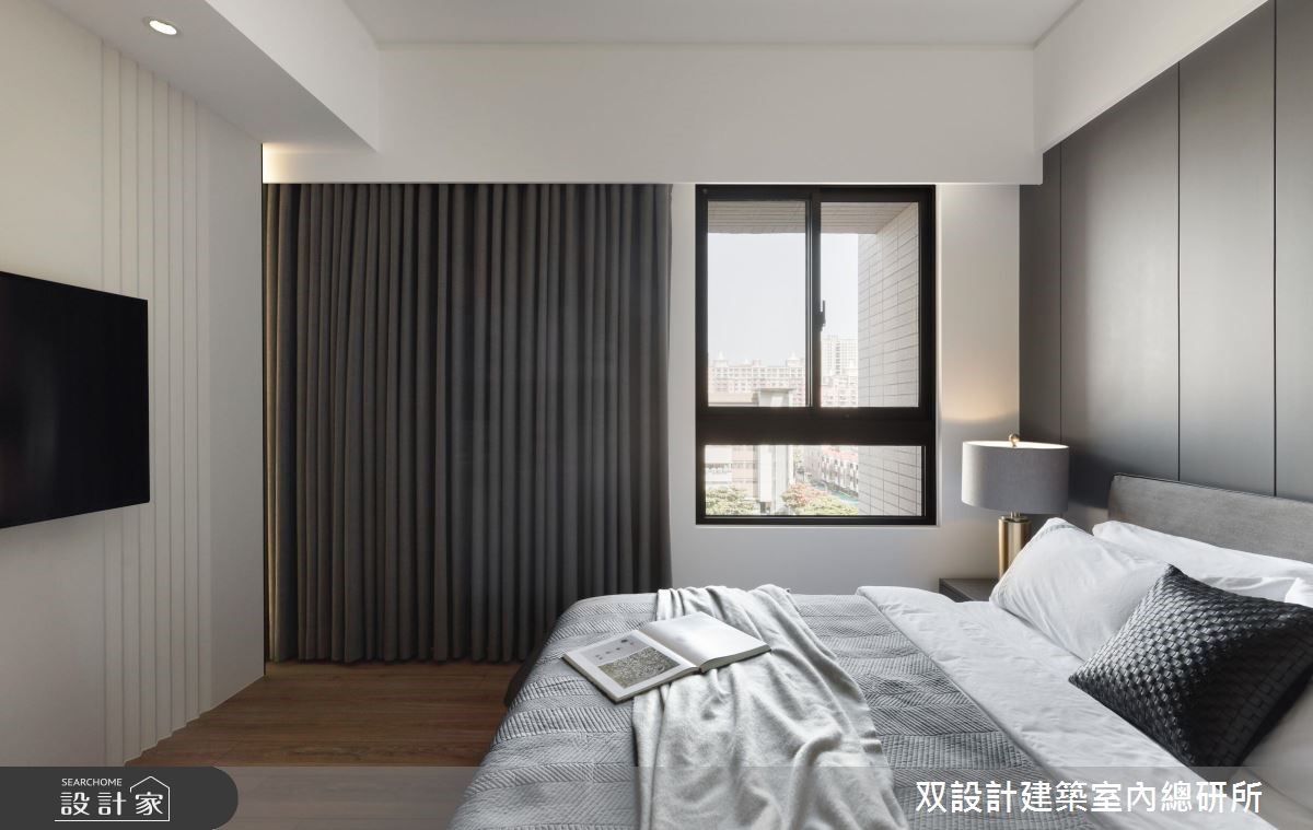 36坪新成屋(5年以下)＿現代風臥室案例圖片＿双設計建築室內總研所＿双設計_12之21