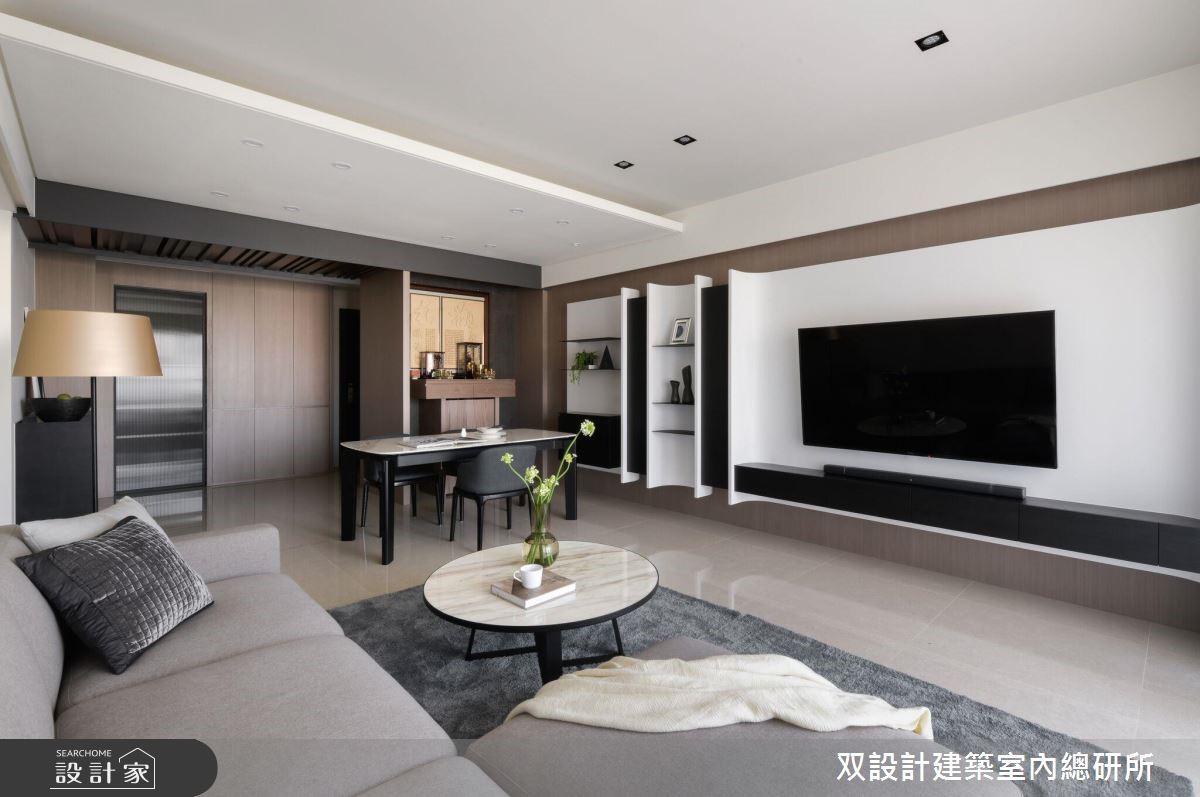 36坪新成屋(5年以下)＿現代風客廳案例圖片＿双設計建築室內總研所＿双設計_12之4