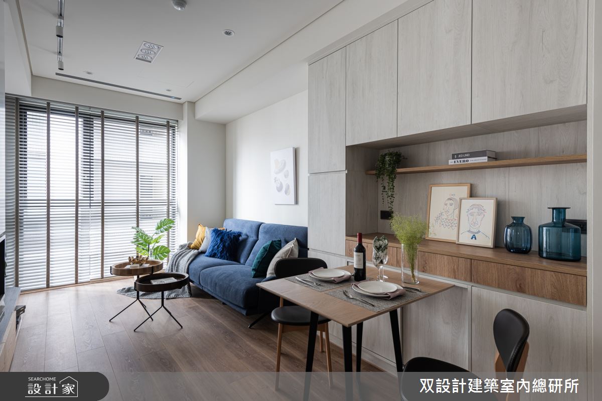 20坪新成屋(5年以下)＿北歐風客廳餐廳案例圖片＿双設計建築室內總研所＿双設計_13之5