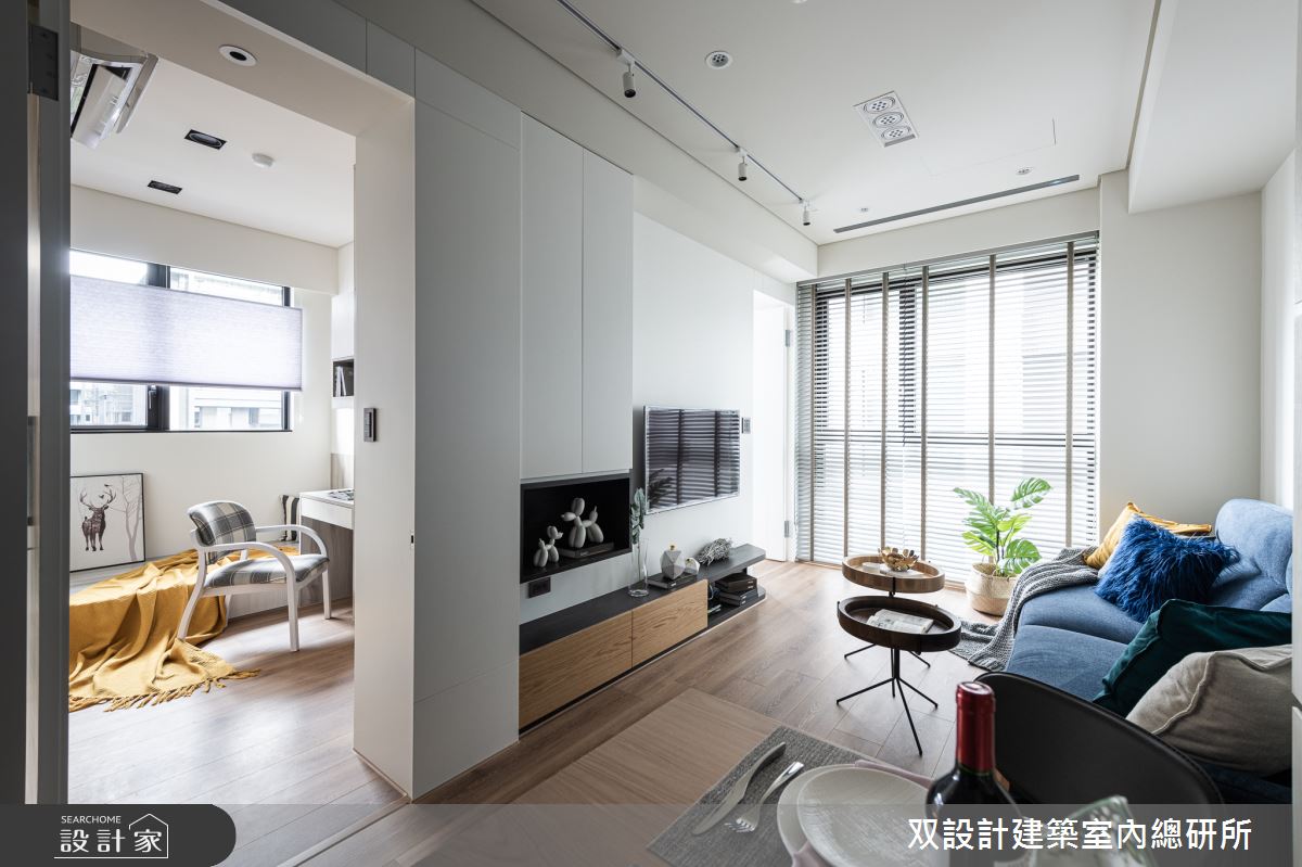 20坪新成屋(5年以下)＿北歐風客廳案例圖片＿双設計建築室內總研所＿双設計_13之11