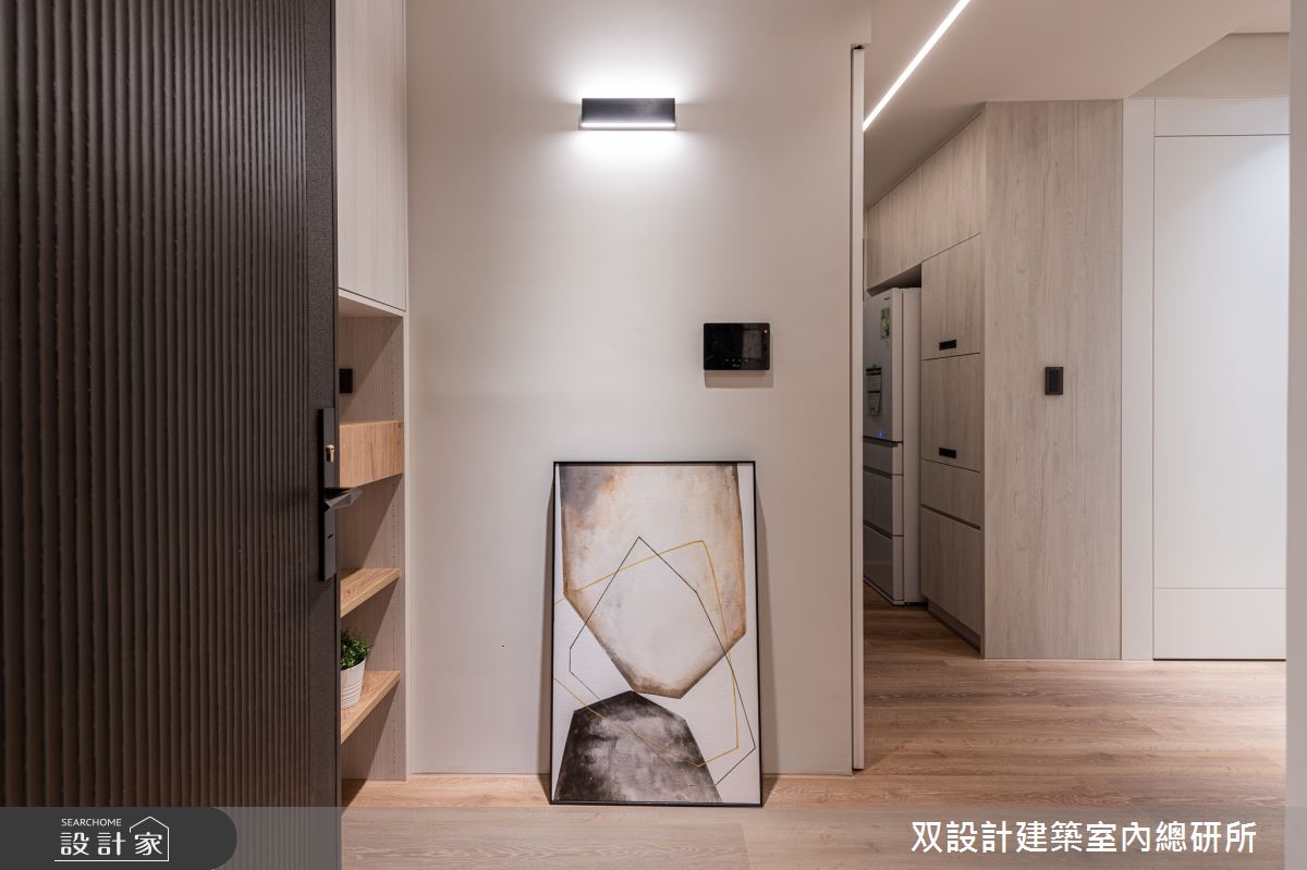 20坪新成屋(5年以下)＿北歐風玄關案例圖片＿双設計建築室內總研所＿双設計_13之1