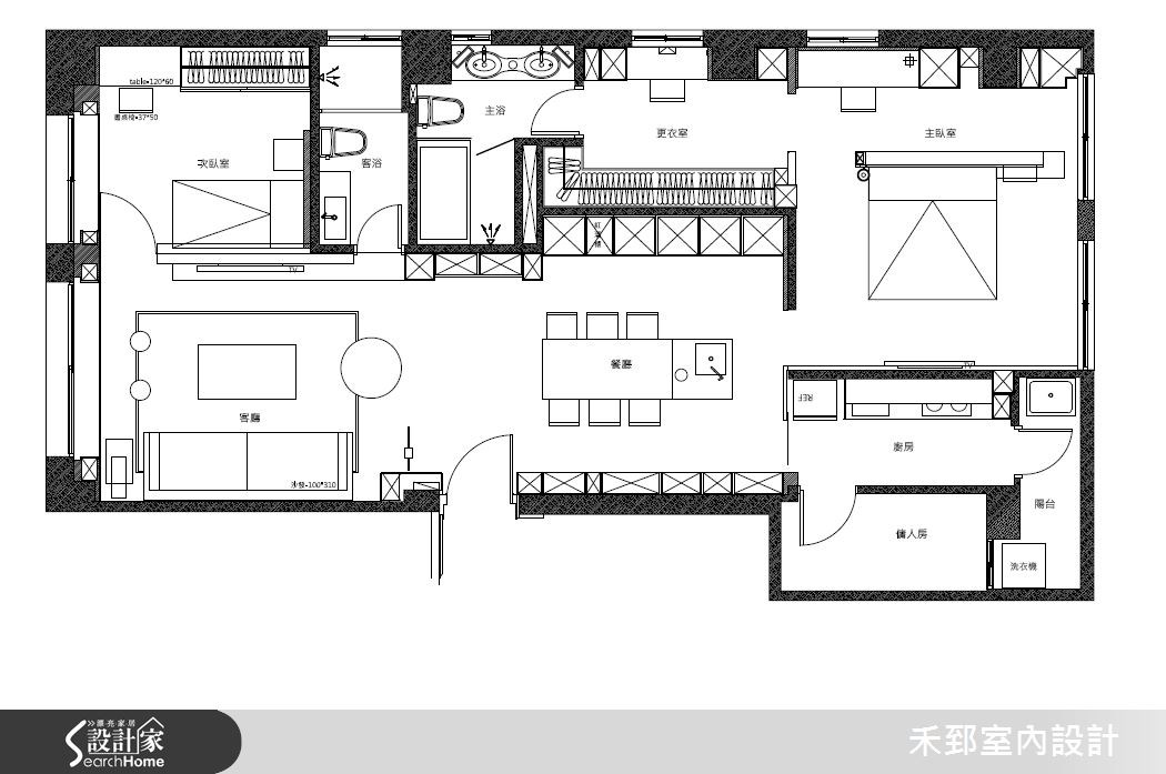 36坪老屋(16~30年)＿混搭風案例圖片＿禾郅室內設計有限公司＿禾郅_09之17