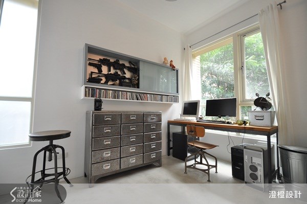 35坪＿工業風書房案例圖片＿澄橙設計＿澄橙_01之11