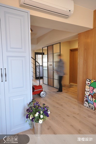 60坪中古屋(5~15年)＿休閒風走廊案例圖片＿澄橙設計＿澄橙_05之16