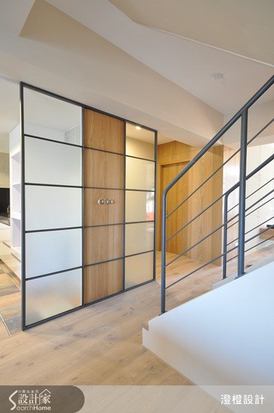 60坪中古屋(5~15年)＿休閒風樓梯走廊案例圖片＿澄橙設計＿澄橙_05之17