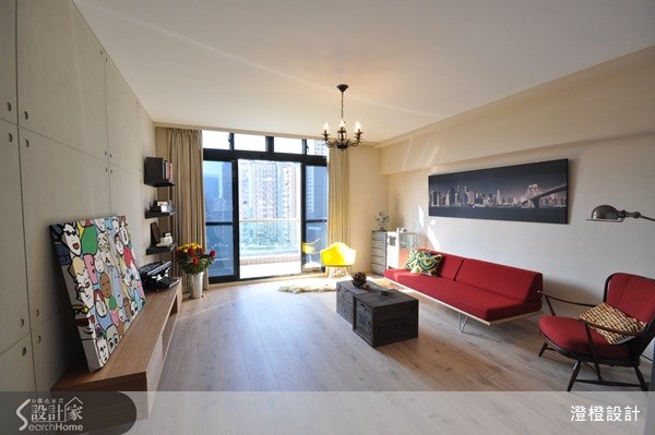 60坪中古屋(5~15年)＿休閒風客廳案例圖片＿澄橙設計＿澄橙_05之8