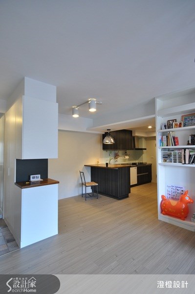 26坪老屋(16~30年)＿現代風廚房吧檯走廊案例圖片＿澄橙設計＿澄橙_07之4