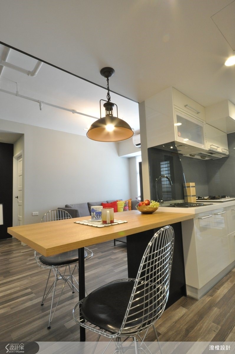 25坪新成屋(5年以下)＿北歐風餐廳廚房案例圖片＿澄橙設計＿澄橙_08之7