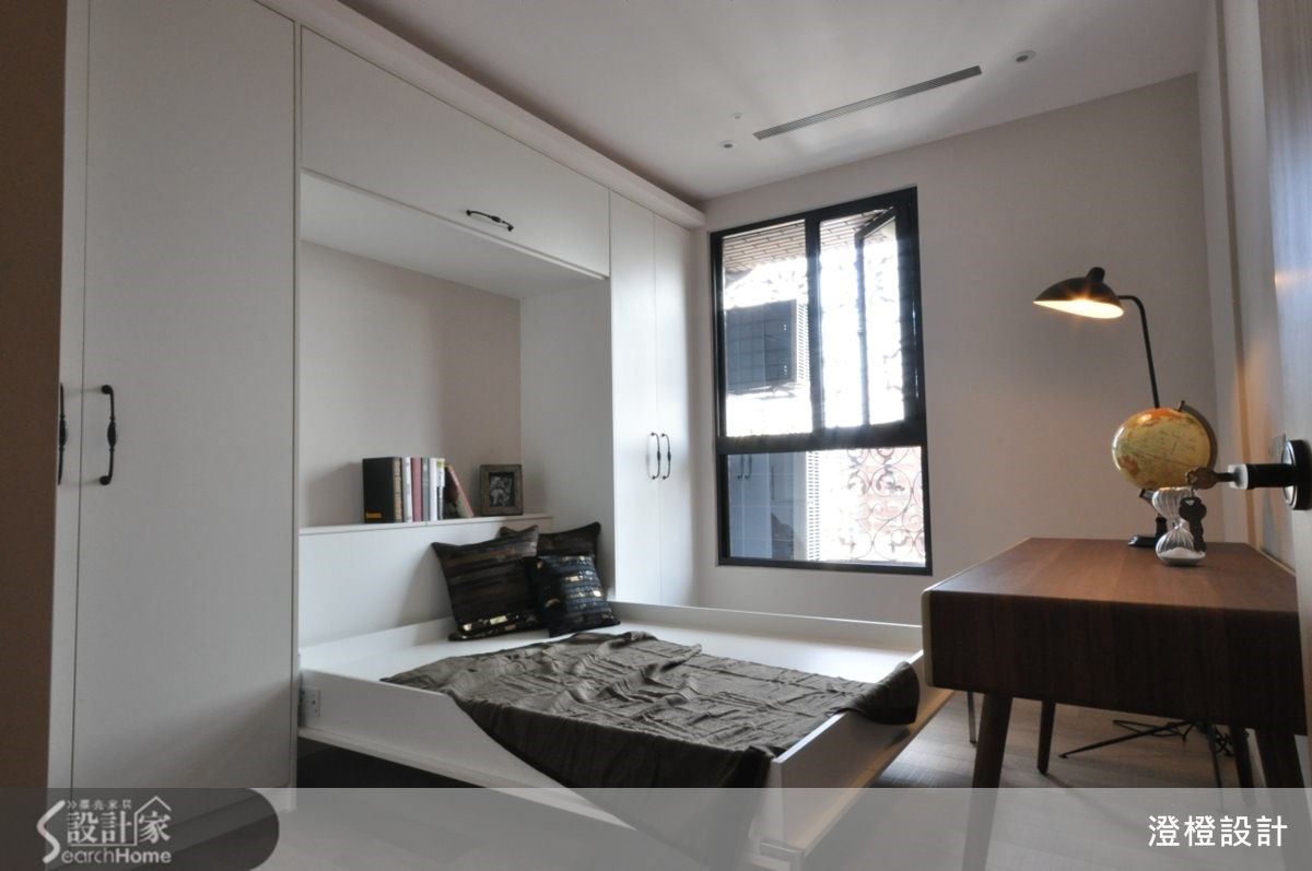 45坪新成屋(5年以下)＿現代風臥室案例圖片＿澄橙設計＿澄橙_09之10