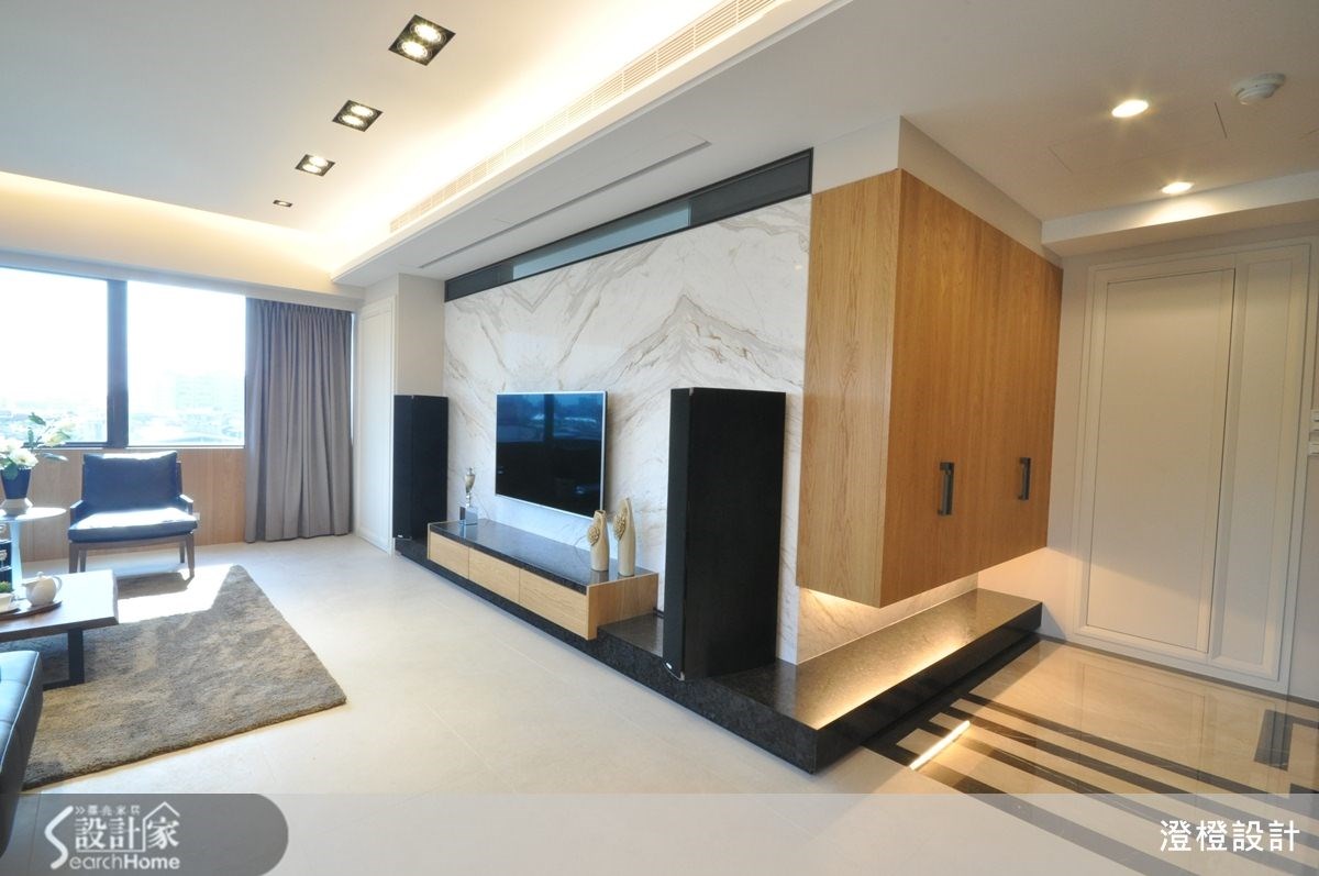 41坪新成屋(5年以下)＿現代風客廳案例圖片＿澄橙設計＿澄橙_10之4