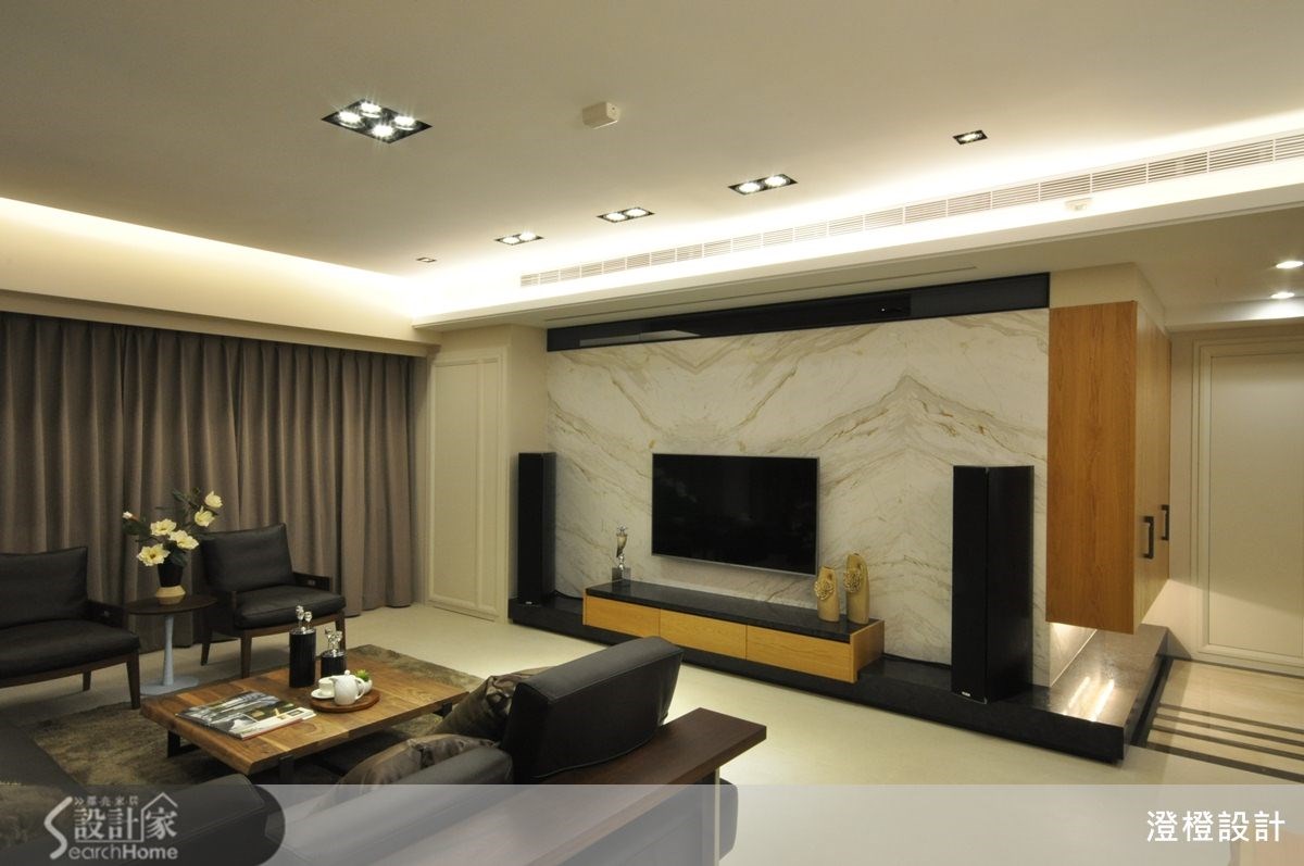 41坪新成屋(5年以下)＿現代風客廳案例圖片＿澄橙設計＿澄橙_10之5