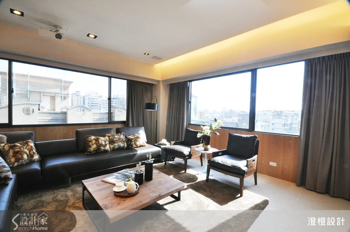 41坪新成屋(5年以下)＿現代風客廳案例圖片＿澄橙設計＿澄橙_10之8