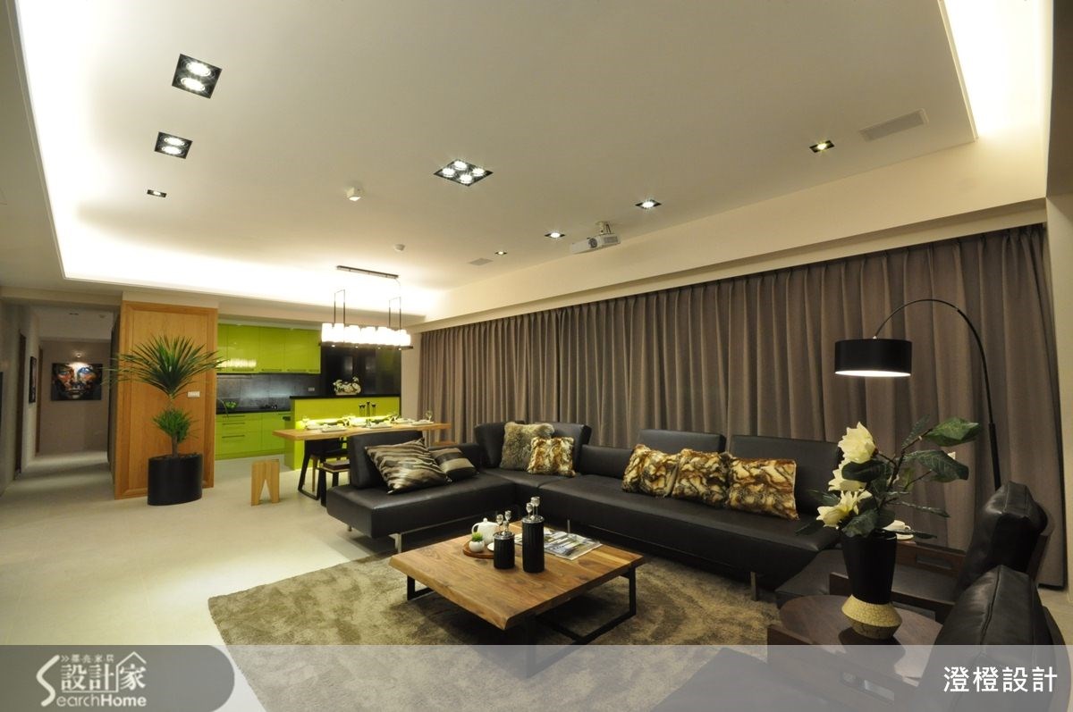 41坪新成屋(5年以下)＿現代風客廳案例圖片＿澄橙設計＿澄橙_10之10