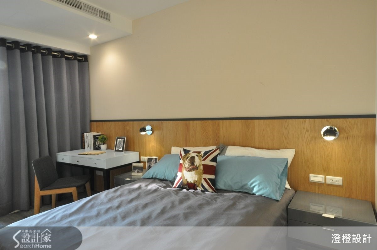 41坪新成屋(5年以下)＿現代風臥室案例圖片＿澄橙設計＿澄橙_10之24