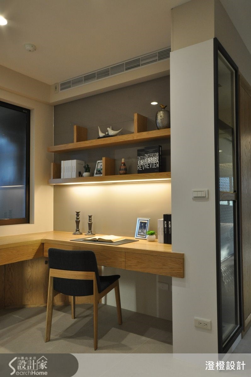 41坪新成屋(5年以下)＿現代風書房案例圖片＿澄橙設計＿澄橙_10之33