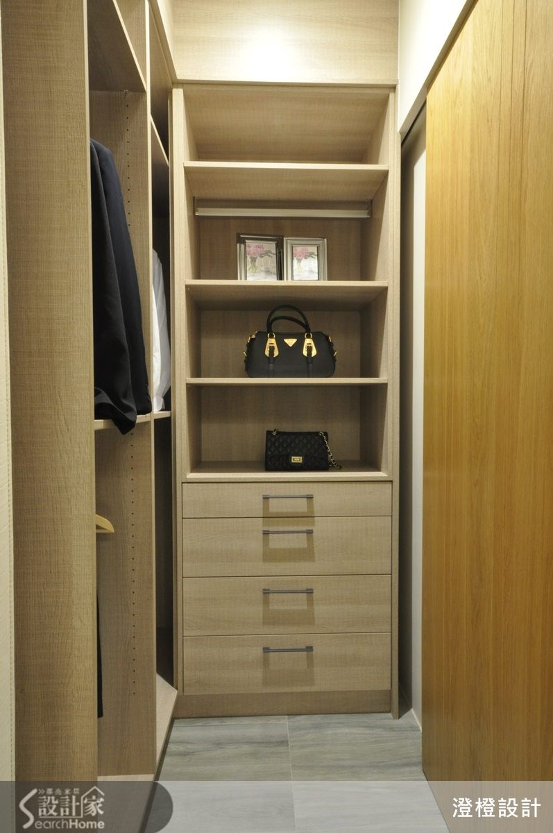 41坪新成屋(5年以下)＿現代風更衣間案例圖片＿澄橙設計＿澄橙_10之35