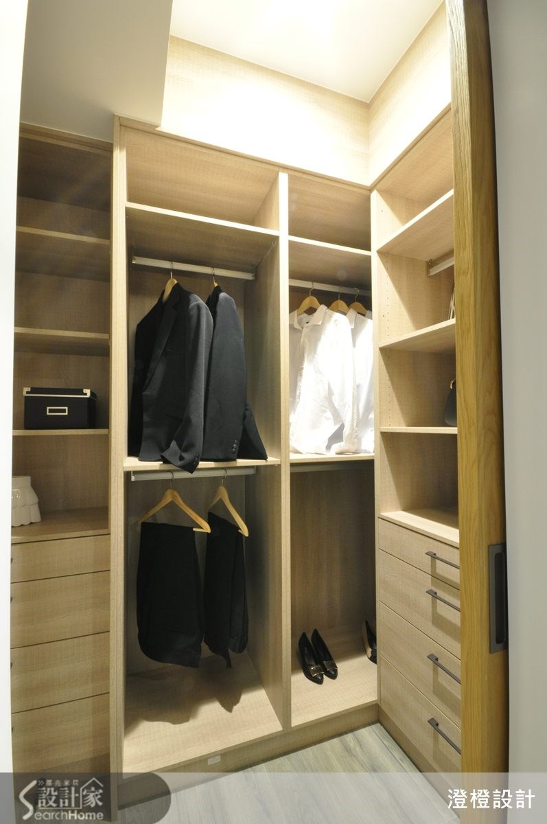 41坪新成屋(5年以下)＿現代風更衣間案例圖片＿澄橙設計＿澄橙_10之32