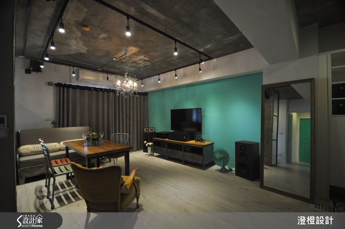 23坪中古屋(5~15年)＿工業風客廳案例圖片＿澄橙設計＿澄橙_11之6