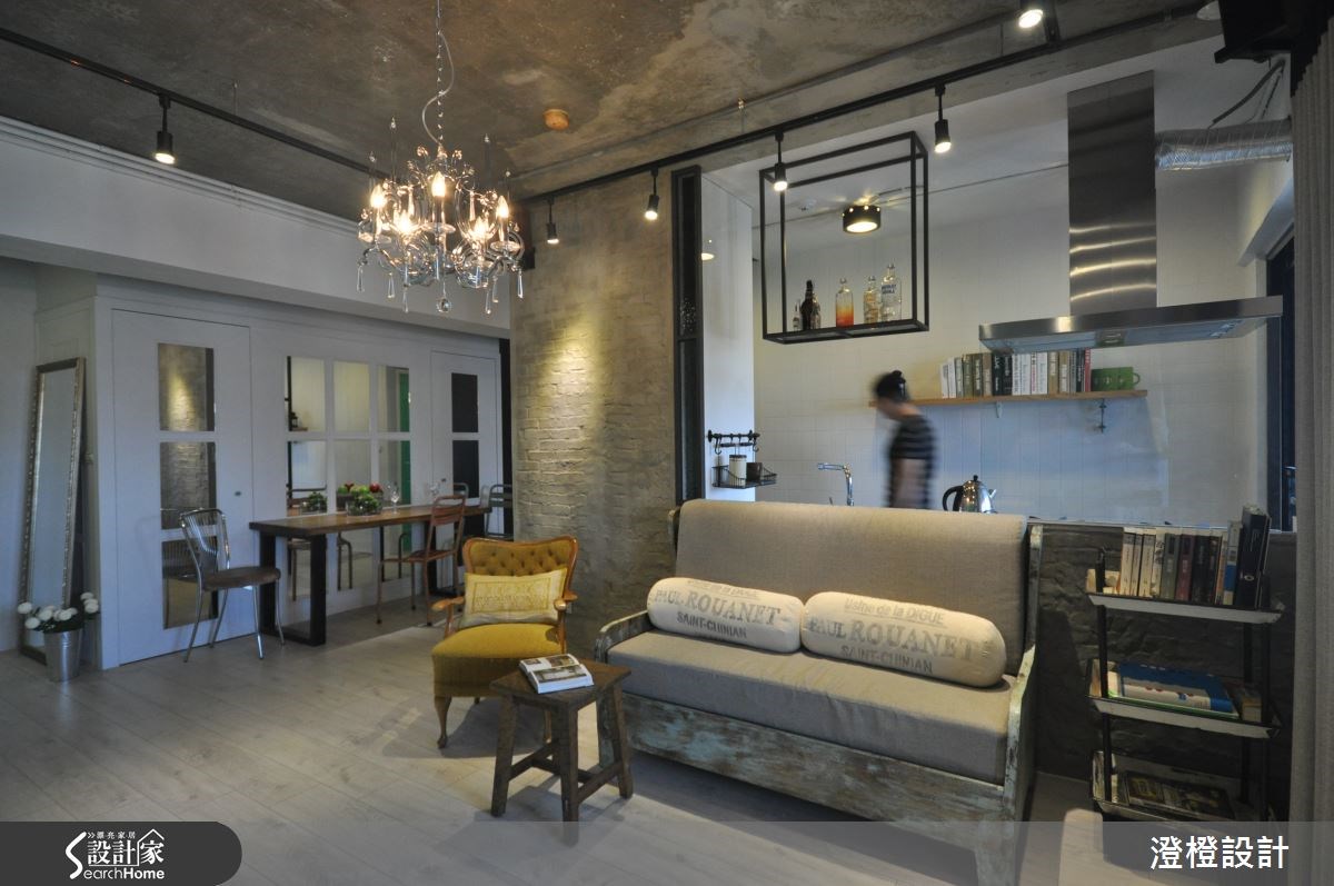 23坪中古屋(5~15年)＿工業風客廳案例圖片＿澄橙設計＿澄橙_11之7