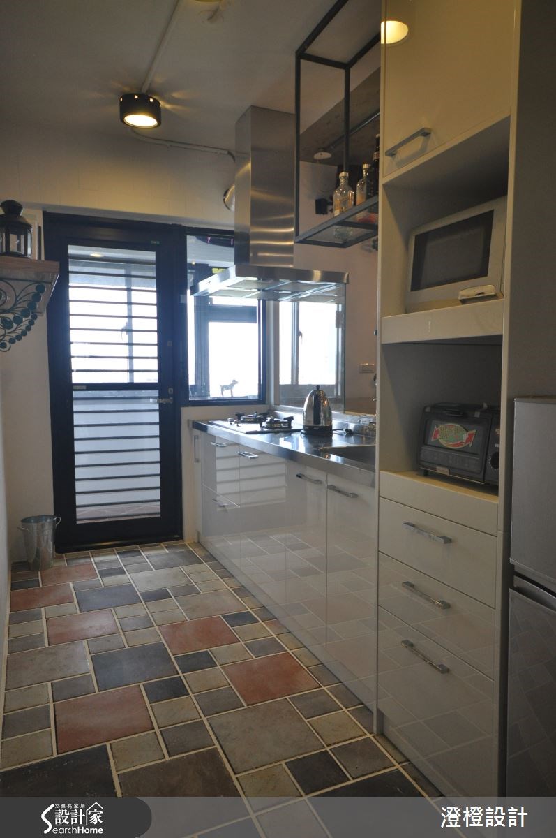 23坪中古屋(5~15年)＿工業風廚房案例圖片＿澄橙設計＿澄橙_11之13