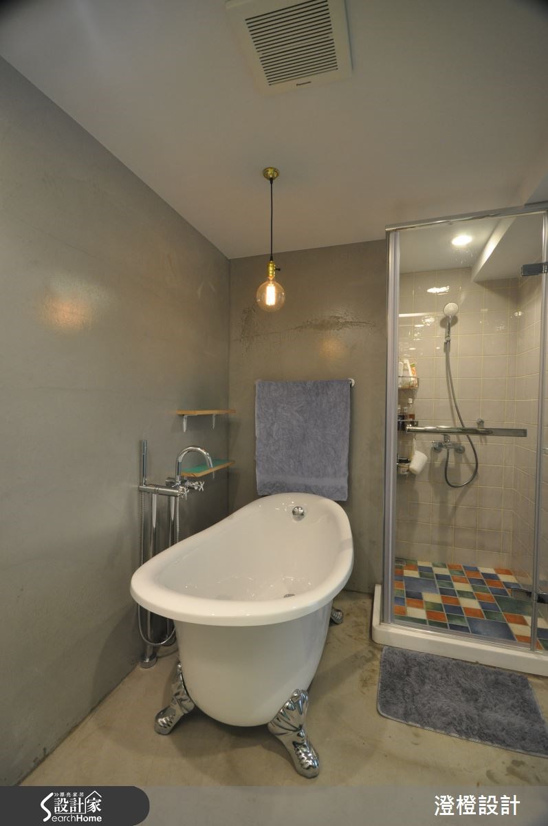23坪中古屋(5~15年)＿工業風浴室案例圖片＿澄橙設計＿澄橙_11之15