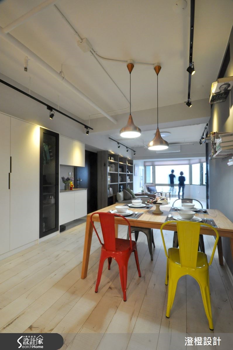 35坪中古屋(5~15年)＿北歐風餐廳案例圖片＿澄橙設計＿澄橙_12之4