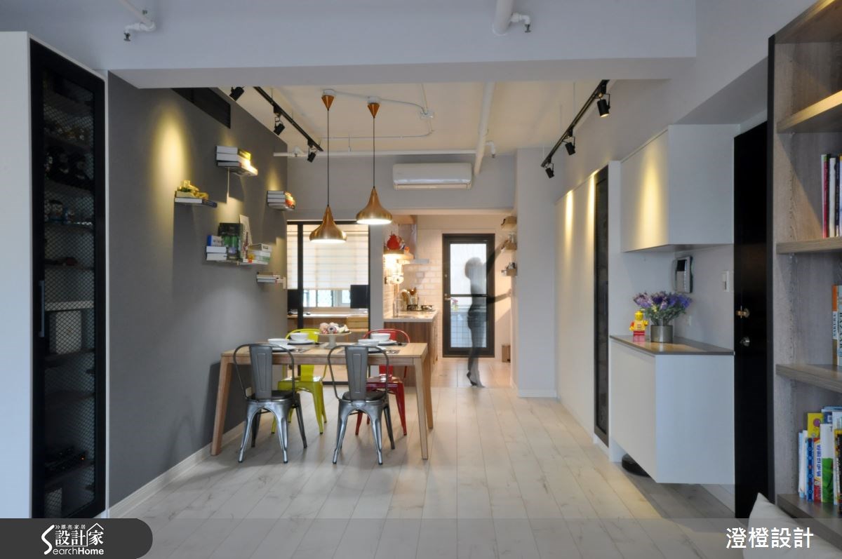 35坪中古屋(5~15年)＿北歐風餐廳案例圖片＿澄橙設計＿澄橙_12之5