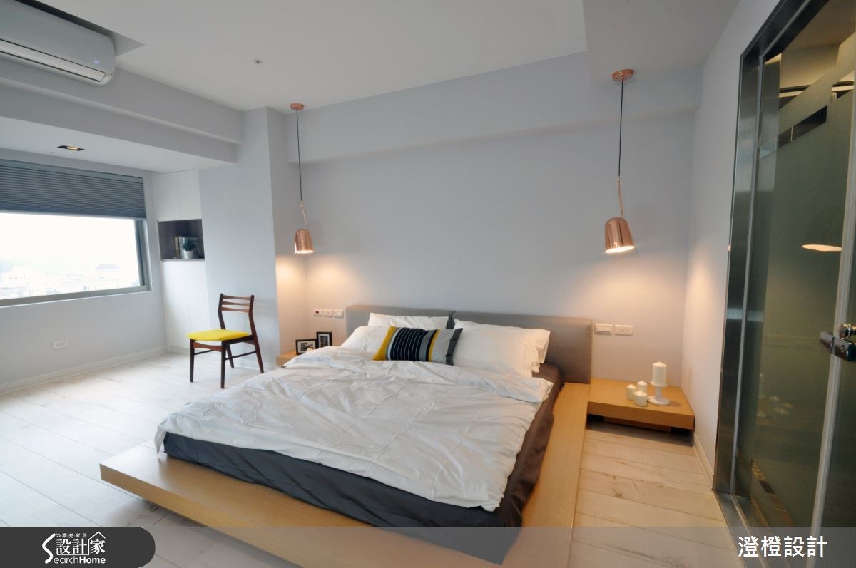 35坪中古屋(5~15年)＿北歐風臥室臥榻案例圖片＿澄橙設計＿澄橙_12之11