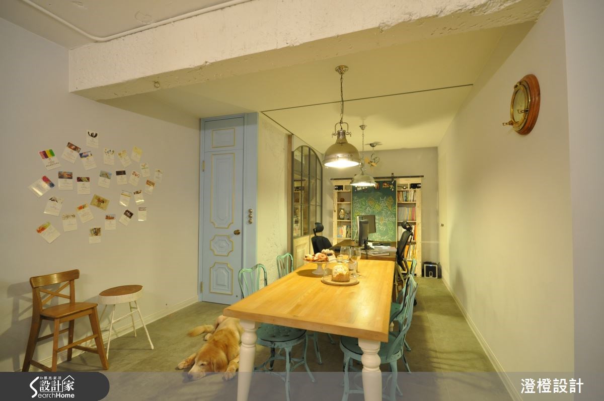 30坪老屋(16~30年)＿混搭風餐廳書房案例圖片＿澄橙設計＿澄橙_14之7