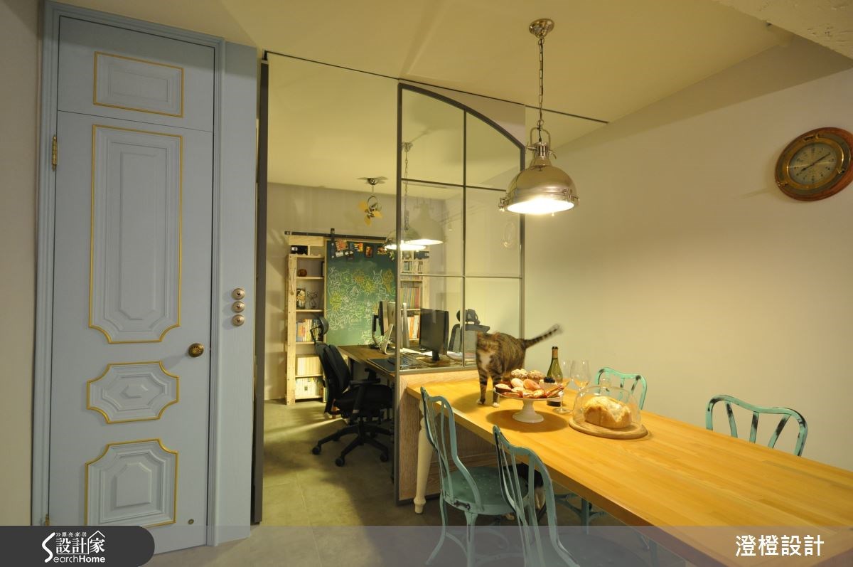 30坪老屋(16~30年)＿混搭風餐廳書房案例圖片＿澄橙設計＿澄橙_14之11