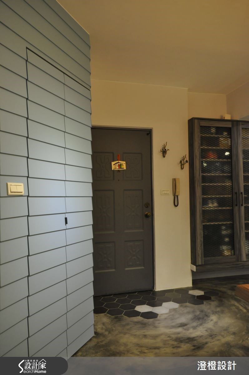 26坪老屋(16~30年)＿工業風玄關案例圖片＿澄橙設計＿澄橙_15之1