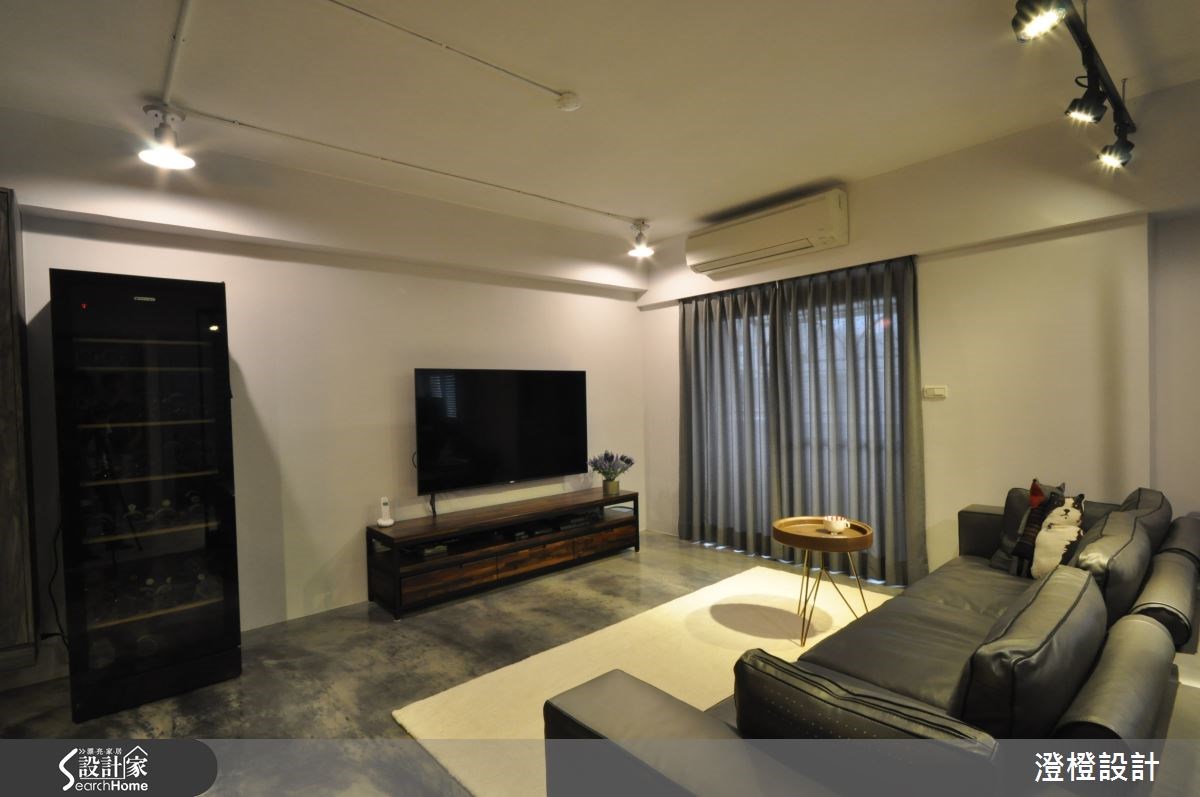 26坪老屋(16~30年)＿工業風客廳案例圖片＿澄橙設計＿澄橙_15之8