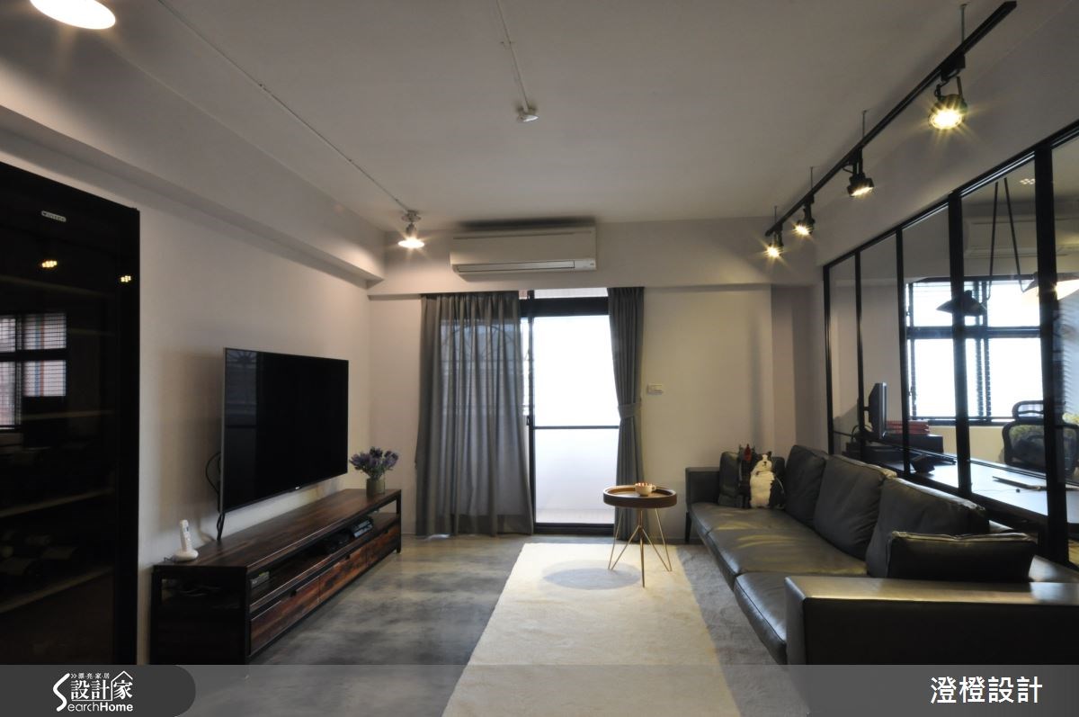 26坪老屋(16~30年)＿工業風客廳案例圖片＿澄橙設計＿澄橙_15之10