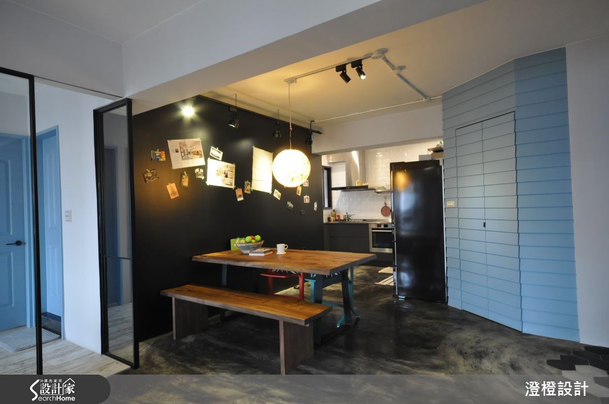 26坪老屋(16~30年)＿工業風餐廳廚房案例圖片＿澄橙設計＿澄橙_15之18