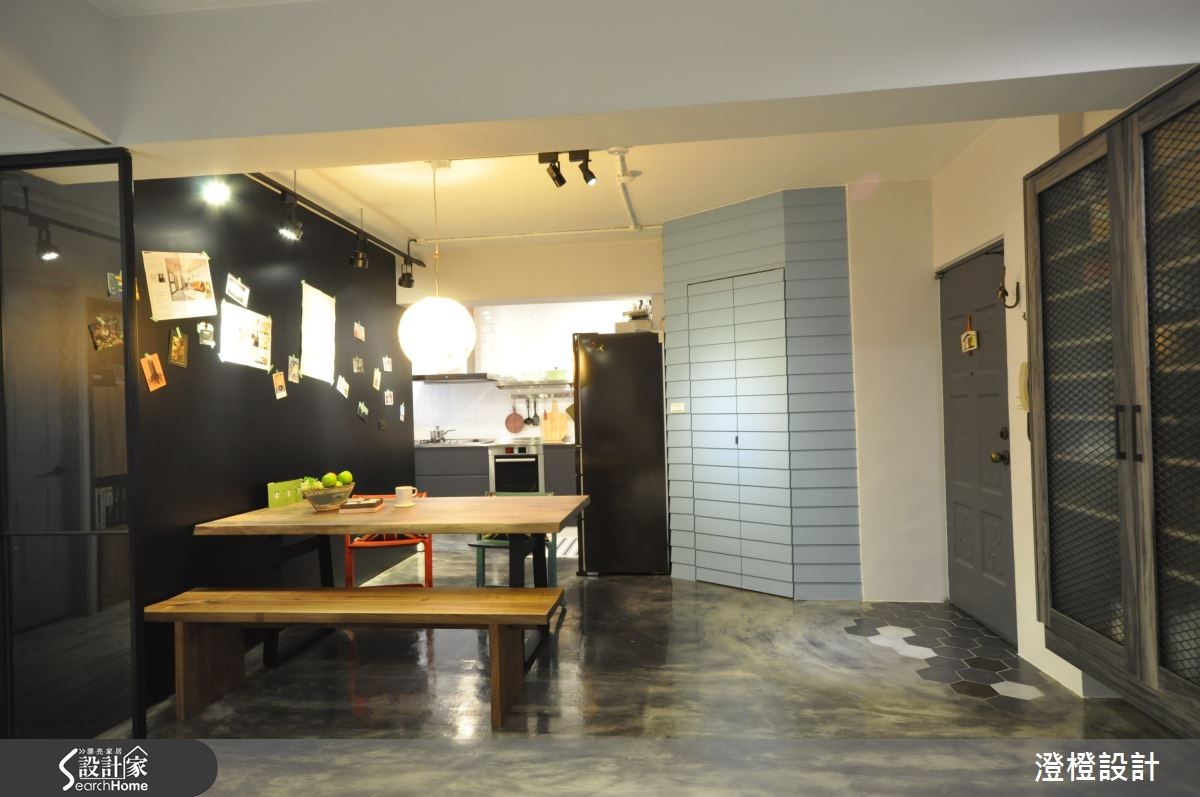 26坪老屋(16~30年)＿工業風玄關餐廳案例圖片＿澄橙設計＿澄橙_15之20