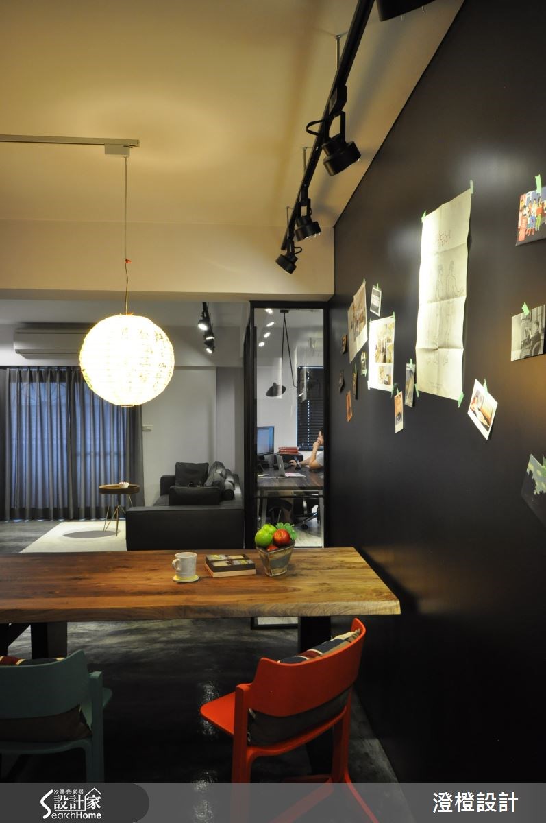 26坪老屋(16~30年)＿工業風客廳餐廳案例圖片＿澄橙設計＿澄橙_15之655