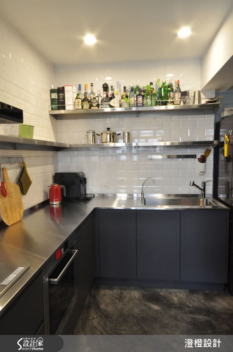 26坪老屋(16~30年)＿工業風廚房案例圖片＿澄橙設計＿澄橙_15之24