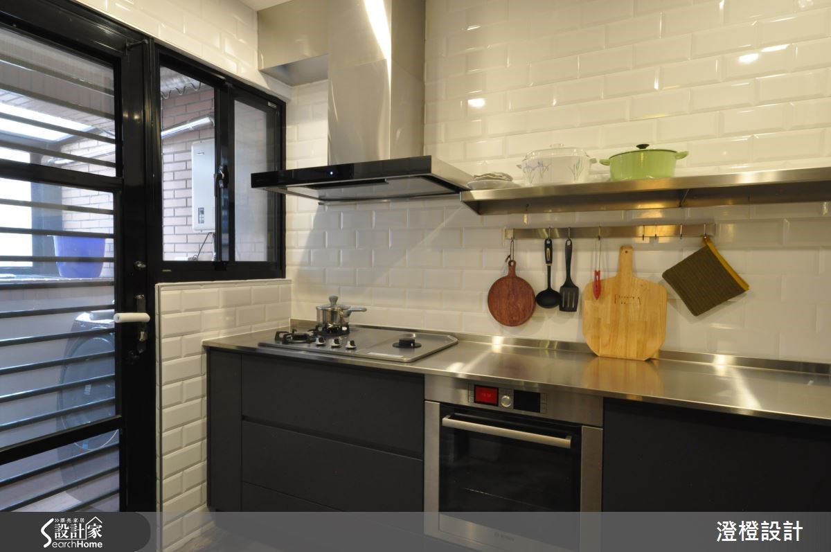 26坪老屋(16~30年)＿工業風廚房案例圖片＿澄橙設計＿澄橙_15之31