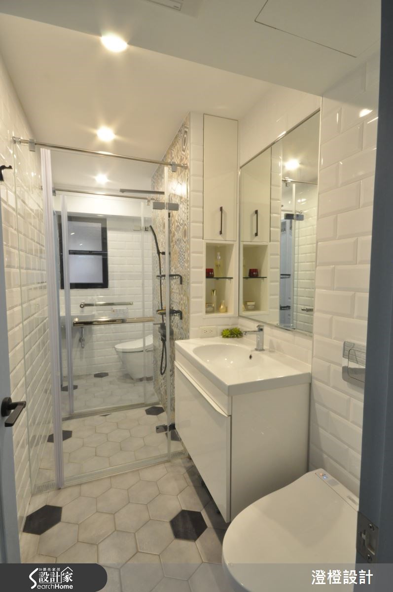 26坪老屋(16~30年)＿工業風浴室案例圖片＿澄橙設計＿澄橙_15之35