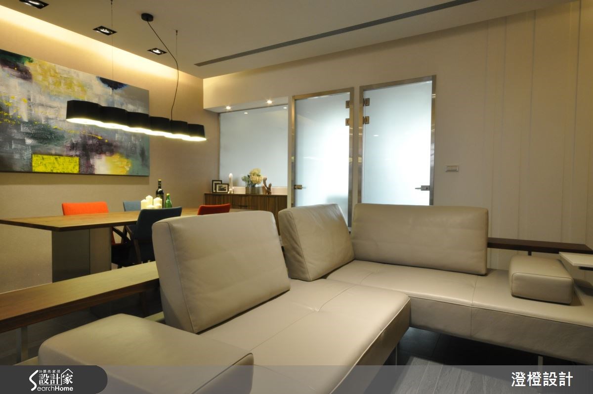 21坪老屋(16~30年)＿混搭風客廳餐廳案例圖片＿澄橙設計＿澄橙_16之9