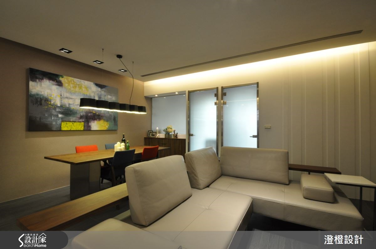 21坪老屋(16~30年)＿混搭風客廳餐廳案例圖片＿澄橙設計＿澄橙_16之10