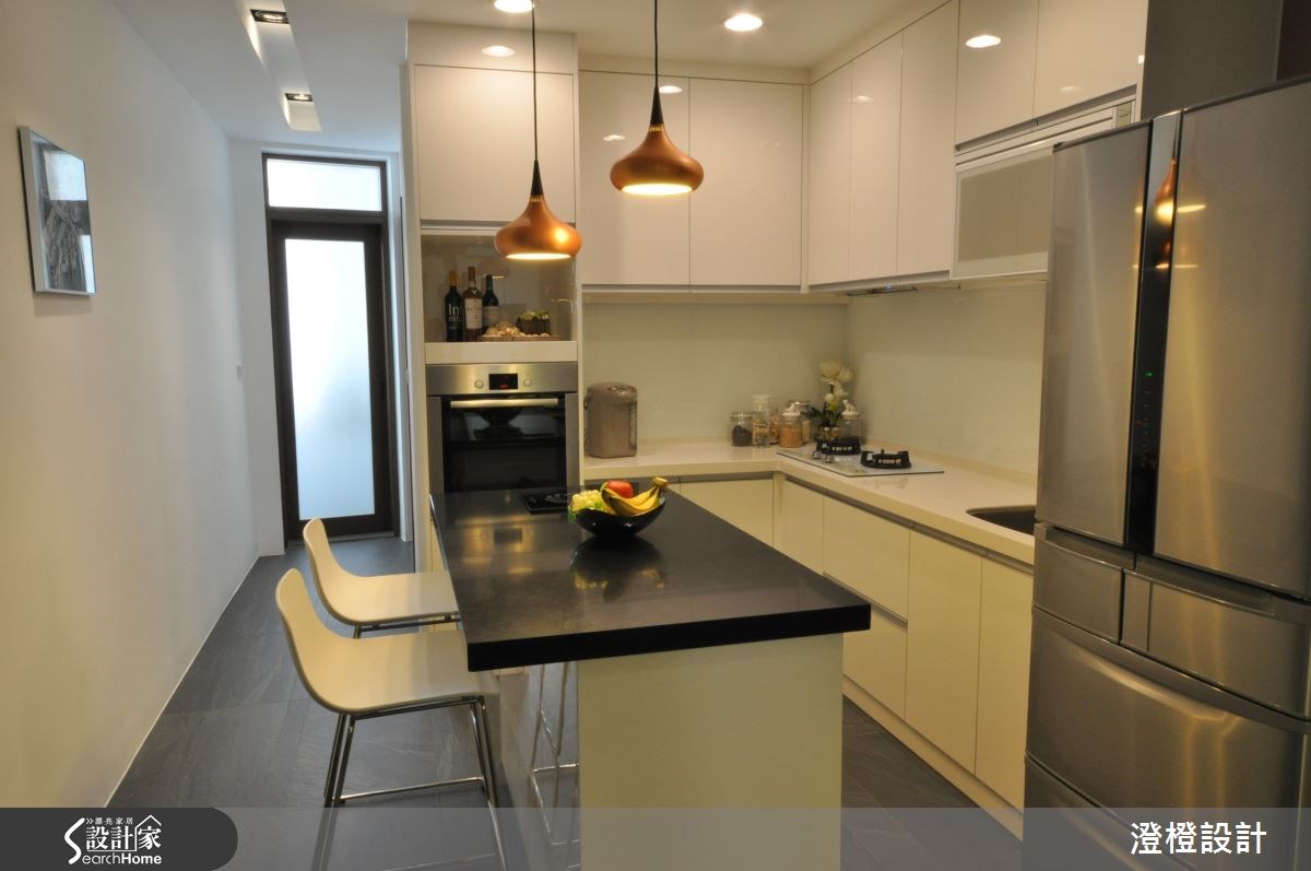 21坪老屋(16~30年)＿混搭風廚房吧檯案例圖片＿澄橙設計＿澄橙_16之20