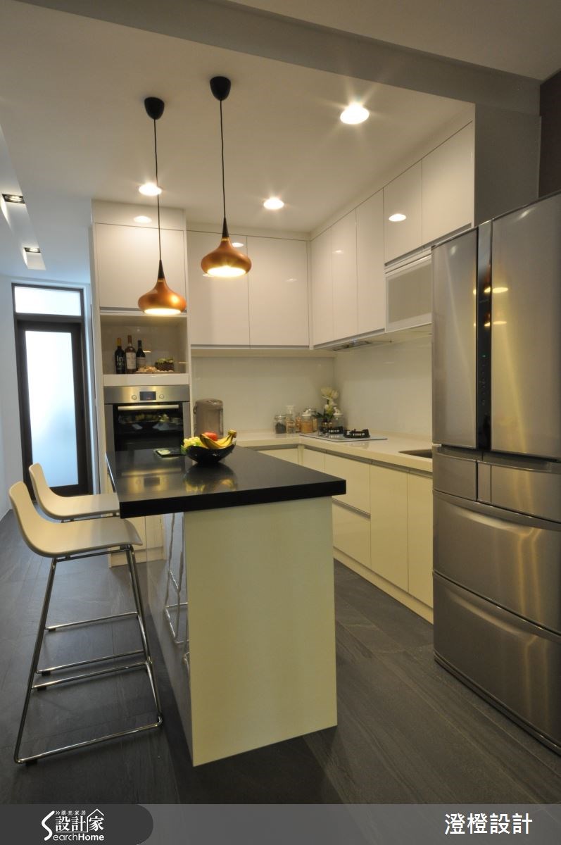 21坪老屋(16~30年)＿混搭風廚房吧檯案例圖片＿澄橙設計＿澄橙_16之21