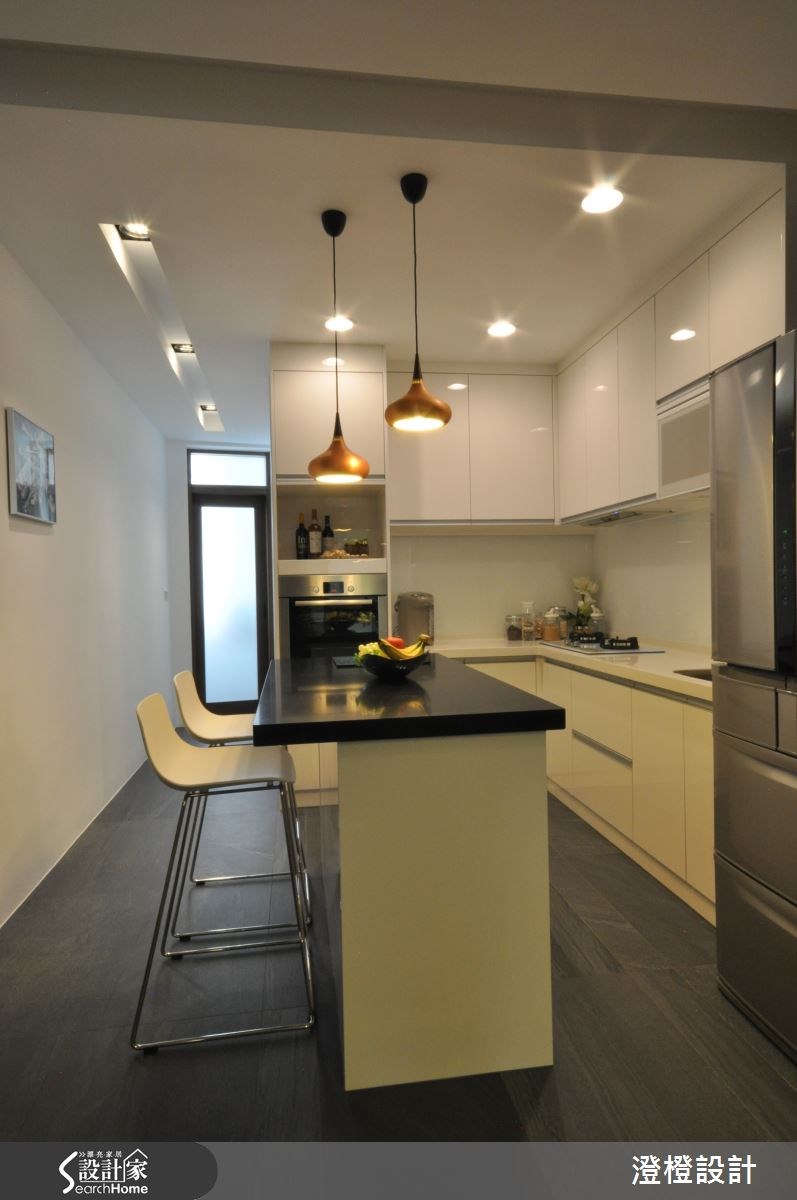 21坪老屋(16~30年)＿混搭風廚房吧檯案例圖片＿澄橙設計＿澄橙_16之22