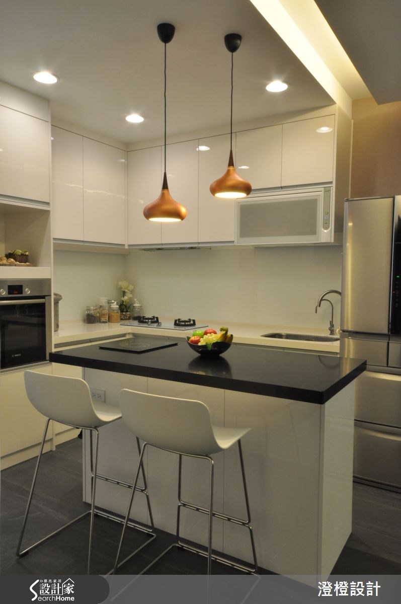 21坪老屋(16~30年)＿混搭風廚房吧檯案例圖片＿澄橙設計＿澄橙_16之23