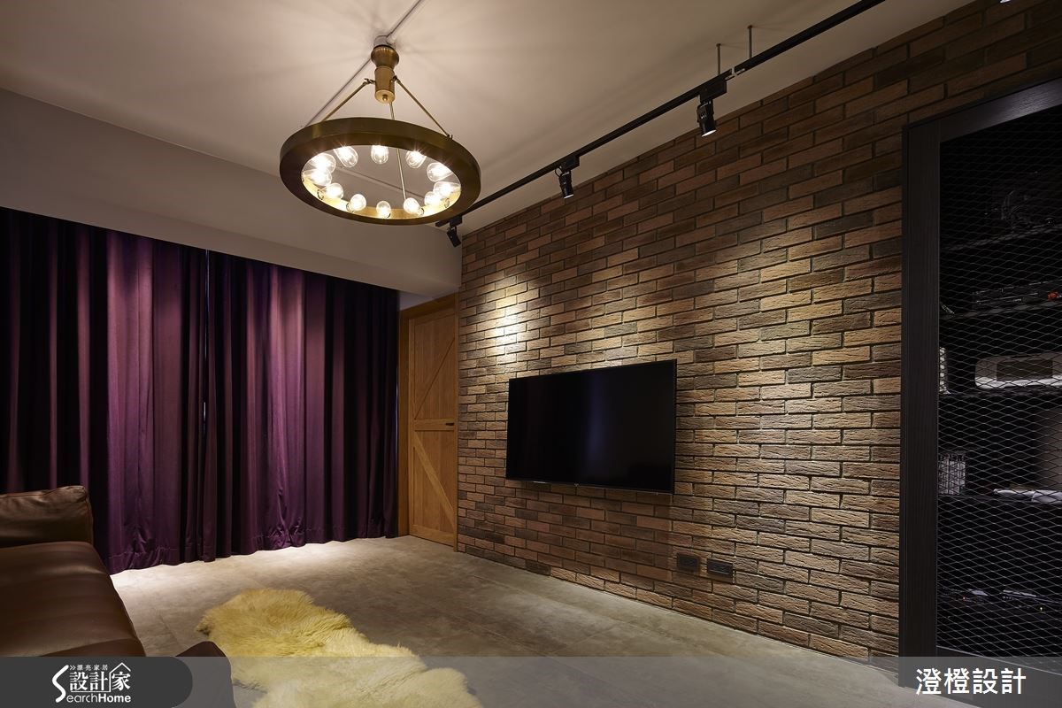 27坪老屋(16~30年)＿工業風客廳案例圖片＿澄橙設計＿澄橙_17之4