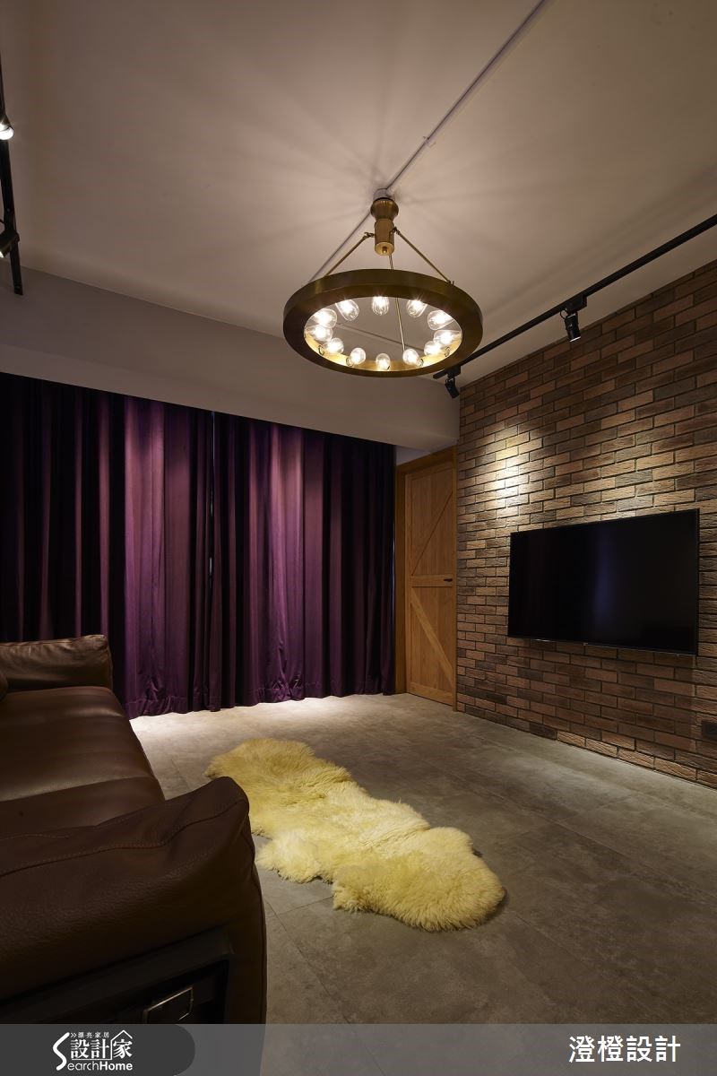 27坪老屋(16~30年)＿工業風客廳案例圖片＿澄橙設計＿澄橙_17之5