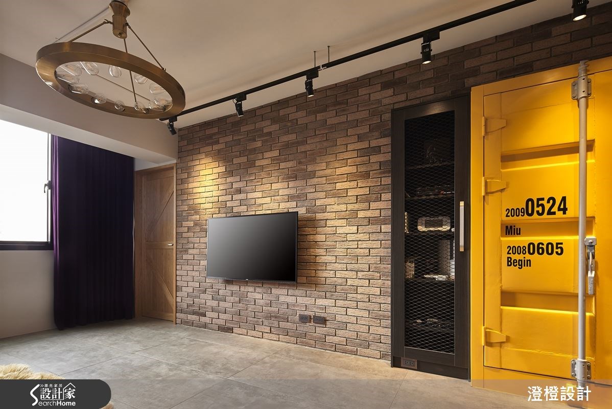 27坪老屋(16~30年)＿工業風客廳案例圖片＿澄橙設計＿澄橙_17之6
